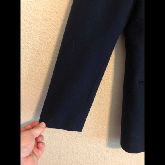 Pendleton Wool Long Sleeve Jacket Blazer Dark Navy Blue Size M #360 - Picture 4 of 7